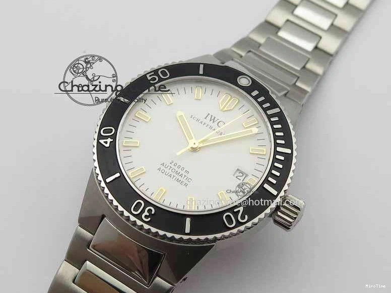 MIROTIME 0204 Aquatimer Automatic SS Noob Best Edition White Dial On SS Bracelet A Lightweight 7251